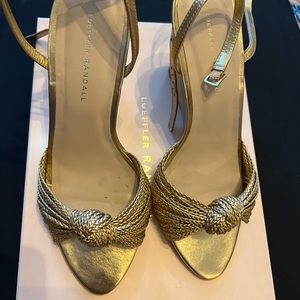 Loeffler Randall wedge sandals, size 9.5